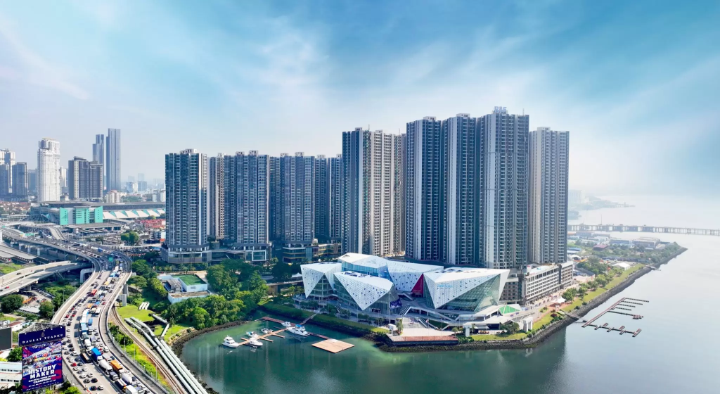 R&F Princess Cove waterfront exterior in Johor Bahru